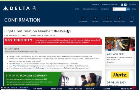 Delta confirmation